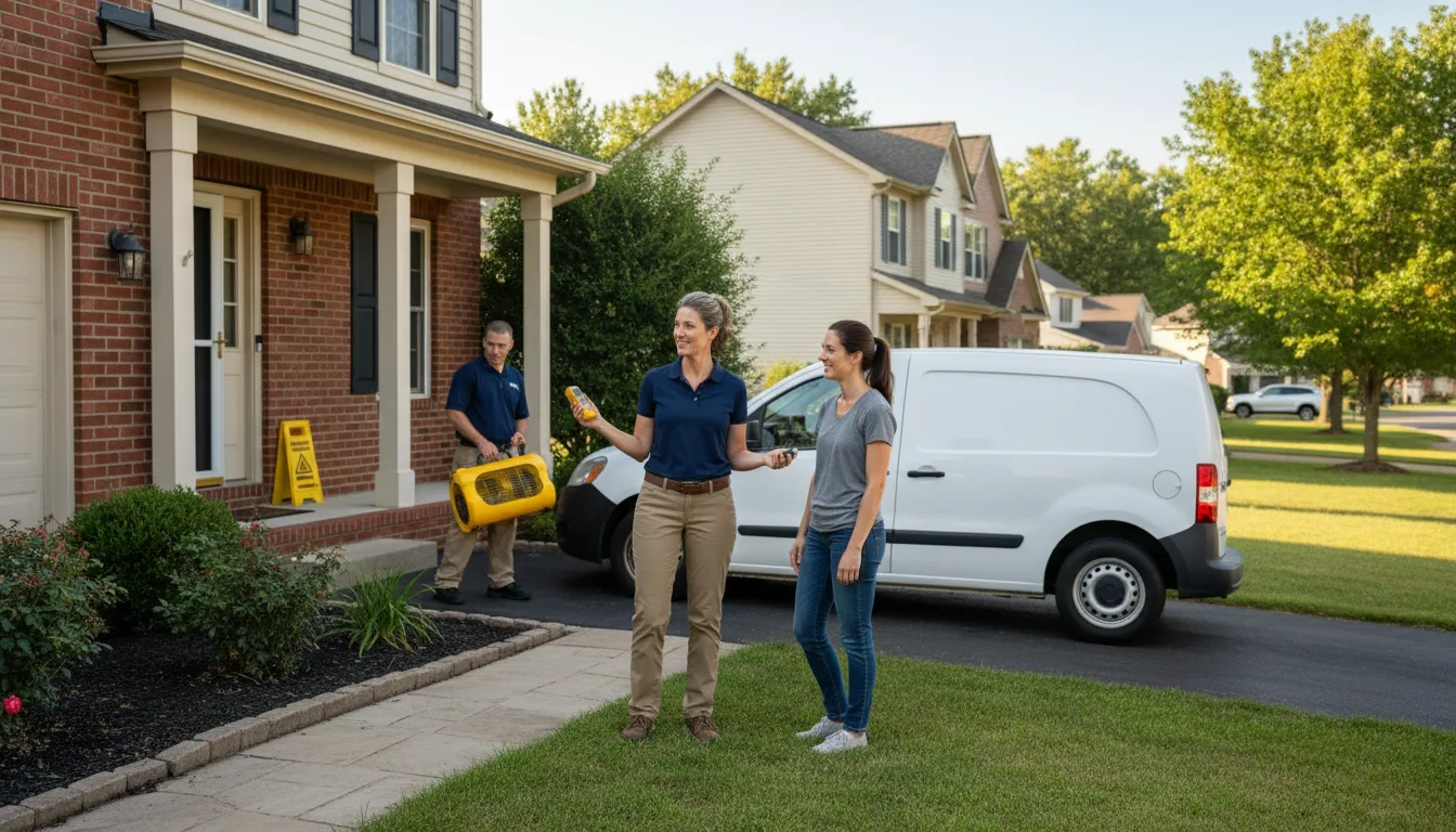 Water restoration image for Water Damage & Restoration Services in Roanoke, VA